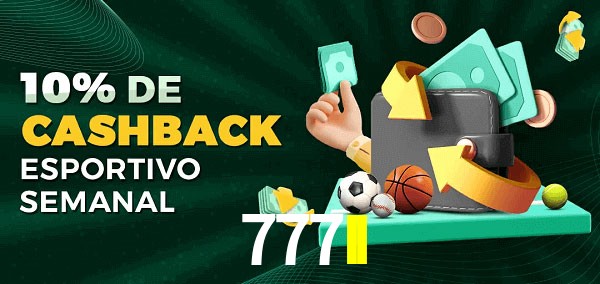 10% de bônus de cashback na 777II