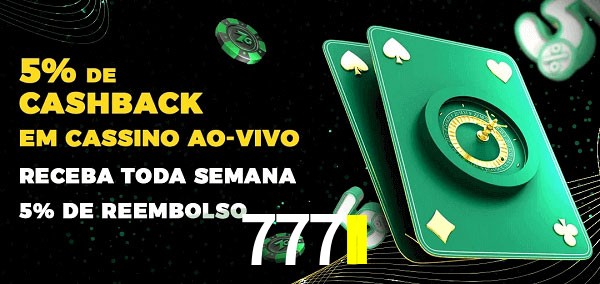 Promoções do cassino ao Vivo 777II